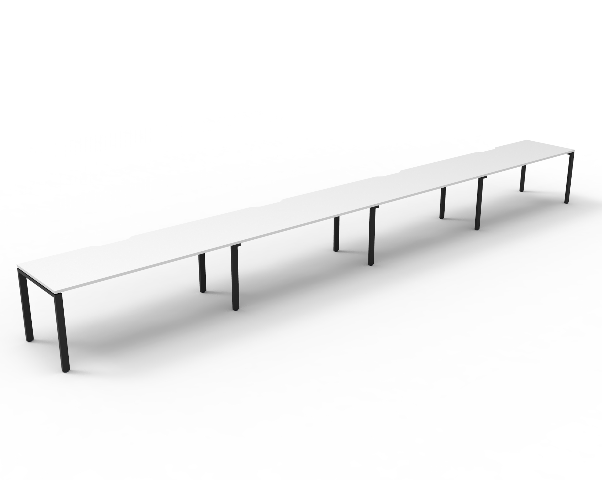 Profile 4 Person Single Sided Workstation